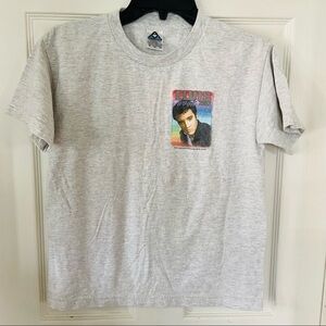 Elvis Presley week 2002 gray rainbow crewneck youth shirt size M adult XS / S